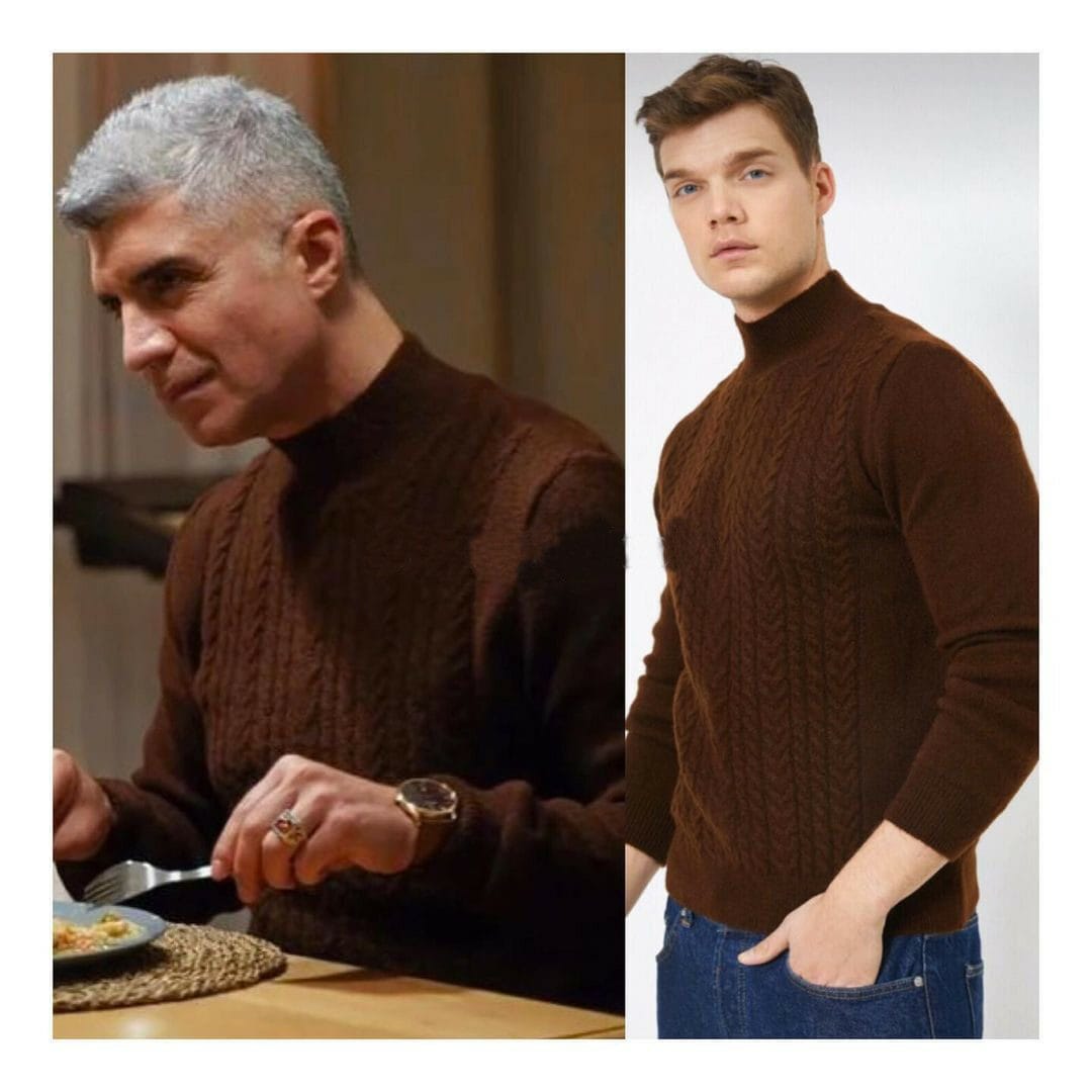 Brown Sweater Worn By Özcan Deniz