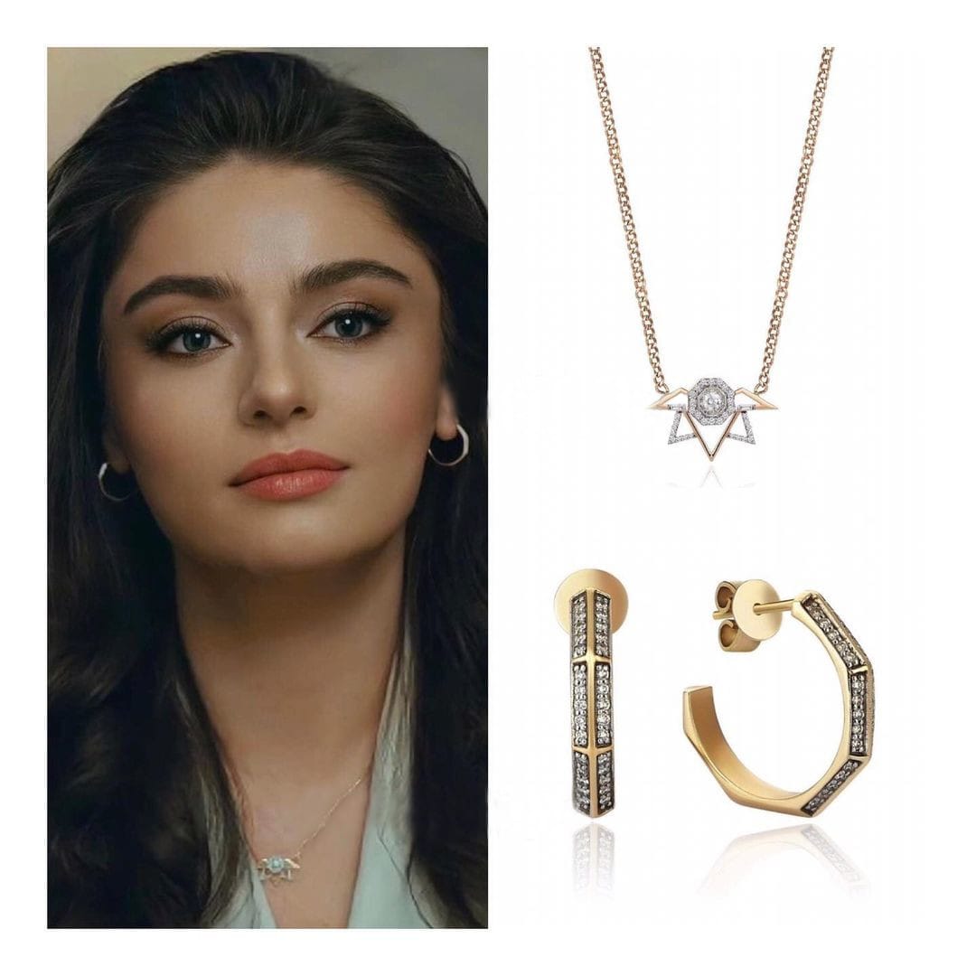 Earrings And Necklace Worn By Ayça Ayşin Turan