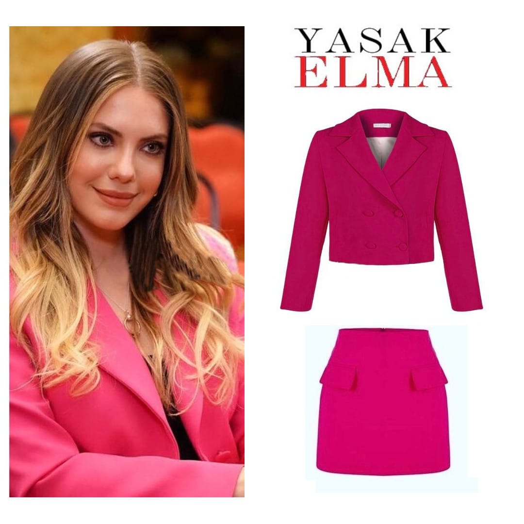 Pink Suit Worn By Eda Ece
