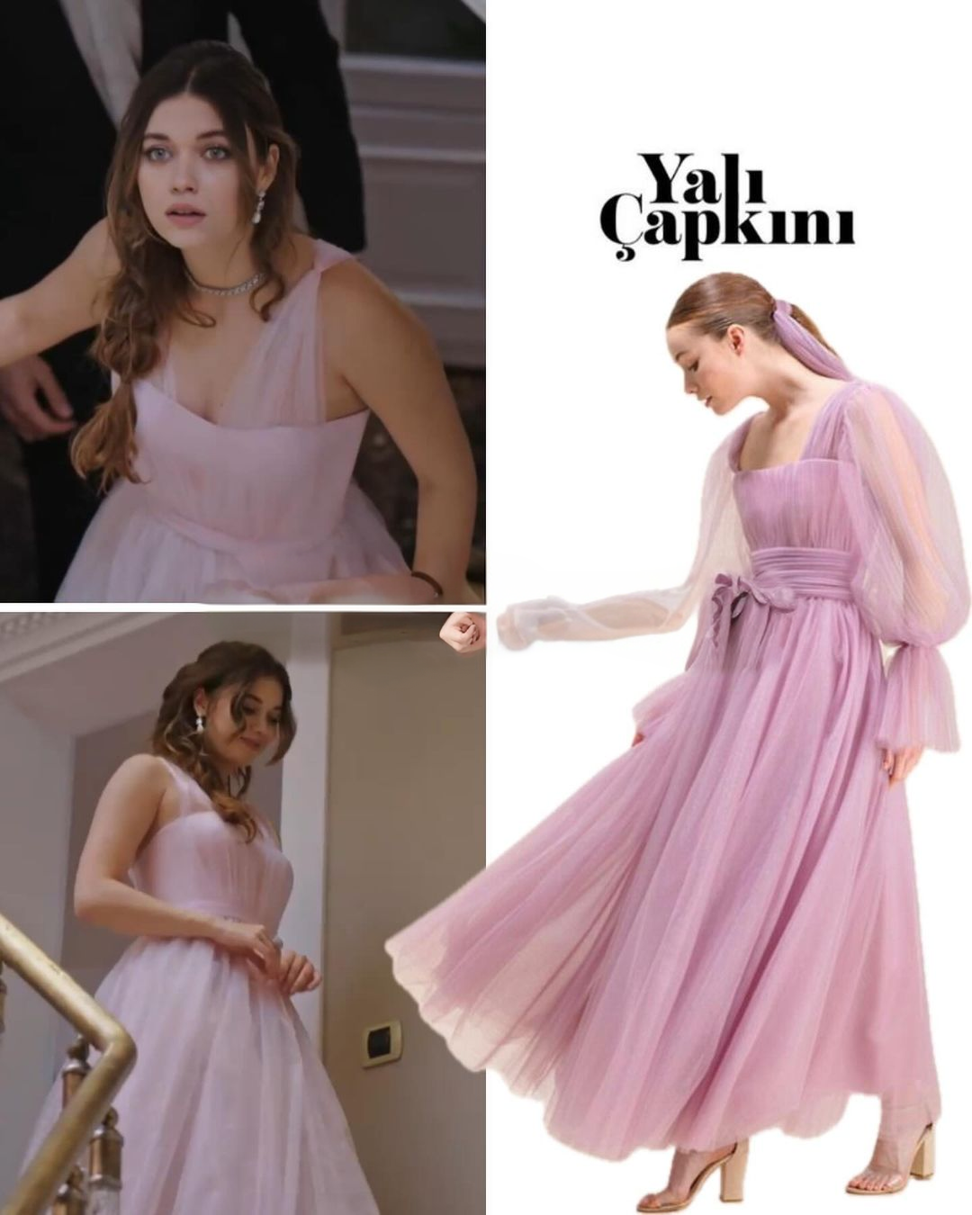 The pink dress of Afra Saraçoğlu